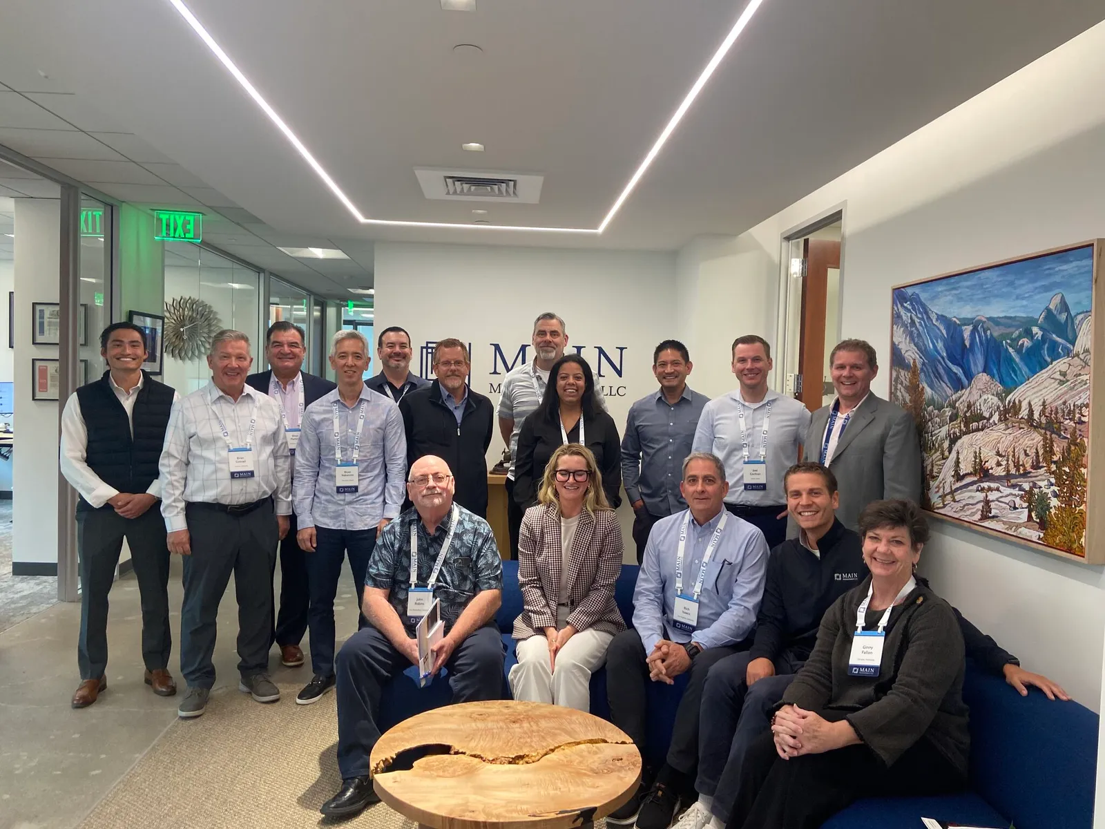 Advisors with the Main Management team at the firm's San Francisco office