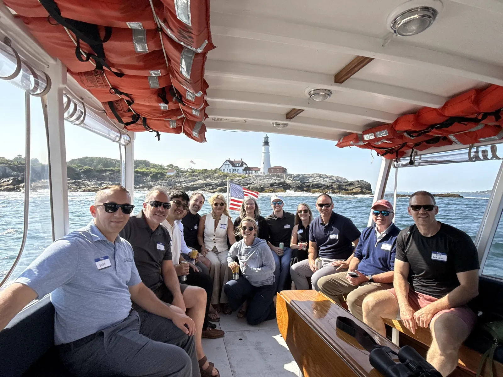 The Main Management team on a team outing